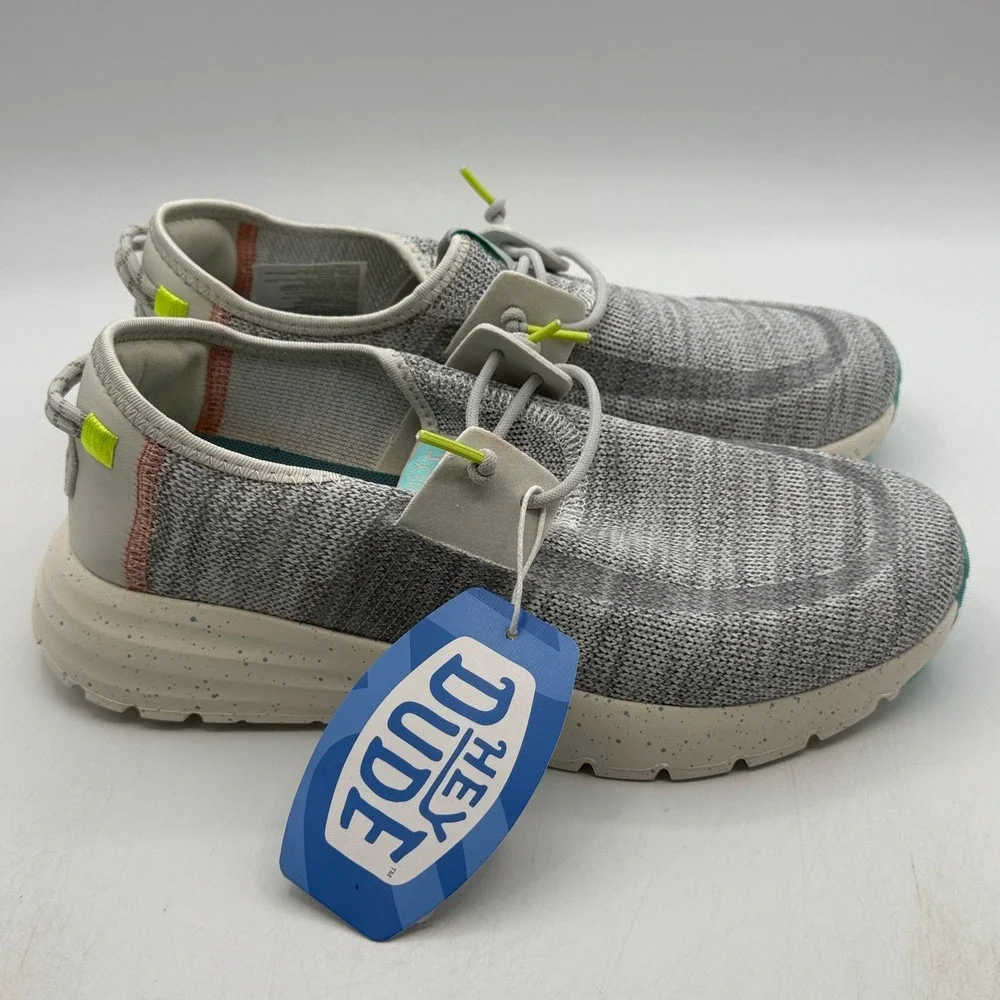 Hey Dude Sirocco W Speckle Shoes Womens Size 9 Grey Multi Casual 40910-030